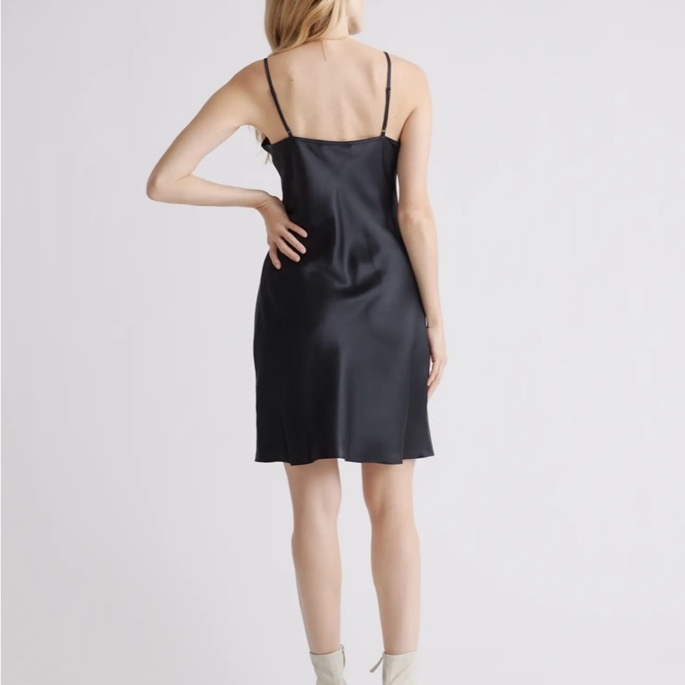 Quince Black Mini Dress - Picture 4 of 4